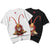 100% Cotton Round Neck Monkey King Sun Wukong Embroidery Short Sleeve T-shirt