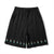 Lotus Embroidery Beach Pants Loose Pants Chinese Style Shorts