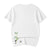 T-shirt cinese con stampa pesce girocollo in cotone 100%