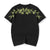 100% Cotton Round Neck Bamboo Embroidery Short Sleeve T-shirt