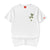 100% Cotton Round Neck Bamboo Embroidery Short Sleeve T-shirt