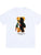 Camiseta china 100% algodón con cuello redondo y estampado de peces