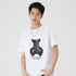 100% Cotton Round Neck Bear Pattern Short Sleeve T-shirt