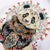100% Cotton Round Neck Panda Embroidery Short Sleeve T-shirt
