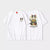 100% Cotton Round Neck Cat Embroidery Short Sleeve T-shirt