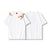 100% Cotton Round Neck Snake Embroidery Short Sleeve T-shirt