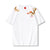 100% Cotton Round Neck Snake Embroidery Short Sleeve T-shirt