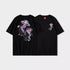100% Cotton Round Neck Jellyfish Embroidery Short Sleeve T-shirt