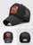 Lion Face Embroidery Unisex Oriental Snapback Baseball Cap
