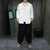 Textured Embossed Corduroy Chinese Jacket Casual Style