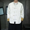Textured Embossed Corduroy Chinese Jacket Casual Style