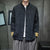 Textured Embossed Corduroy Chinese Jacket Casual Style