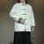 Bamboo Pattern Turned Cuff Sleeve Chinese Jacket Trendy Style