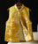 Traditional Chinese Stand Collar Vintage Vest Brocade Jacquard Waistcoat for Young Women