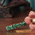 Elegant Double Flower Rhinestone Hairpin Handmade with Embroidery