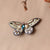 Handmade Chinese Bead Embroidery Butterfly Magic Post Hair Pin