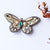 Handmade Chinese Bead Embroidery Butterfly Magic Post Hair Pin