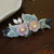 Handmade Chinese Style Shell Flower Embroidery Hair Pin