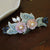 Handmade Chinese Style Shell Flower Embroidery Hair Pin