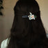 Handmade Chinese Style Shell Flower Embroidery Hair Pin