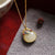 Traditional Hetian Jade Enamelled Bag Pendant Gilding Necklace for Women
