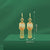 Original Vintage Chinese Style Enamel Hollow Tassel Earrings