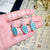 Vibrant Imitation Blue Jade Leaf Pendant Necklace – Symbol of Life & Vitality
