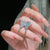 Elegant Imitation Blue Jade Butterfly Pendant Necklace – Symbol of Grace & Transformation