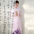 Elegant and Graceful Vietnamese Ao Dai Authentic Modified Summer Long Performance Cheongsam Dress