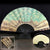 Ventilateur décoratif chinois traditionnel fait à la main de peinture en bambou