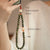 Nature Sandalwood Cat Paw Pendant Detachable Short Wrist Strap for Couples Universal Fit