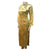 Long Sleeve Brocade Traditional Cheongsam Dragon & Phoenix Chinese Dress
