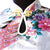 Patrón de pavo real Cheongsam de seda tradicional Vestido chino hasta la rodilla