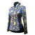 Stand Collar Brocade Floral Chinese Jacket with Strap Buttons