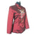 Chinesische Jacke aus Taft mit Blumenstickerei