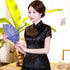 Mandarin Collar Floral Brocade Chinese Shirt