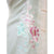 Camisa china de manga corta con bordado floral en mezcla de seda