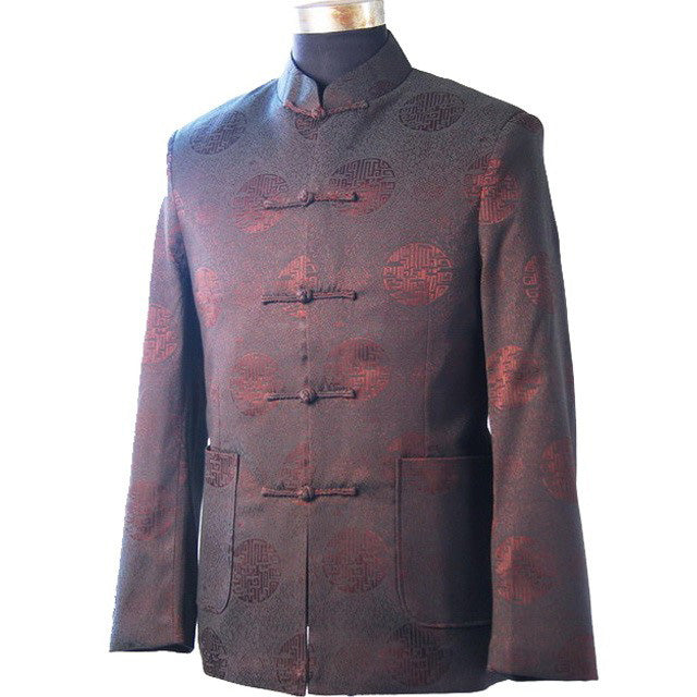 Chameleon Fabric Auspicious Pattern Chinese Jacket