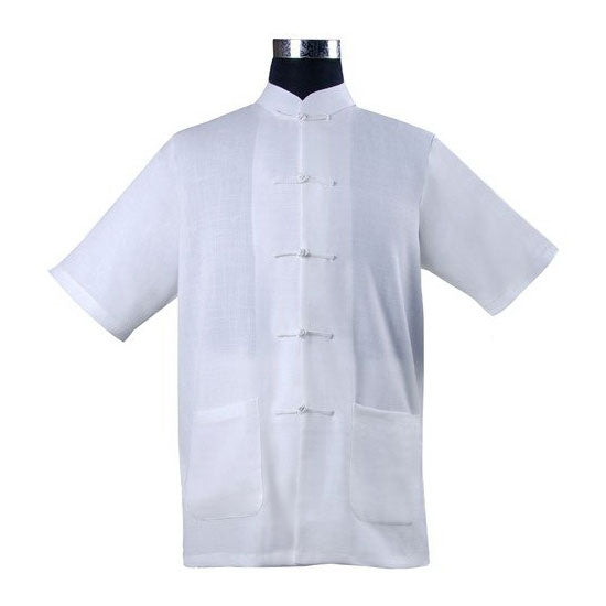 Short Sleeve Linen Chinese Kung Fu Shirt