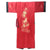 Reversible Dragon Embroidery Silk Blend Sleepwear Bathrobe