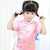 Robe Cheongsam Qipao en brocart fleuri pour enfant