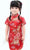 Vestido Qipao Cheongsam con brocado floral para niños