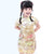Cheongsam Qipao Kleid für Kinder mit Blumenbrokat
