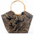 Leaves Pattern Brocade Tote Bag