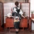 Lady Portrait Pattern Traditional Japanese Kimono