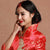 Chinesischer Hochzeitsanzug aus Brokat mit 3/4-Ärmeln und Stehkragen