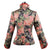 Stand Collar Floral Brocade Chinese Jacket