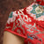 Vestido de fiesta de boda chino con falda de satén superior de brocado