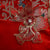 Vestido de fiesta de boda chino con falda de satén superior de brocado