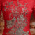 Phoenix Sequins & Embroidery Tulle Skirt Chinese Wedding Party Dress